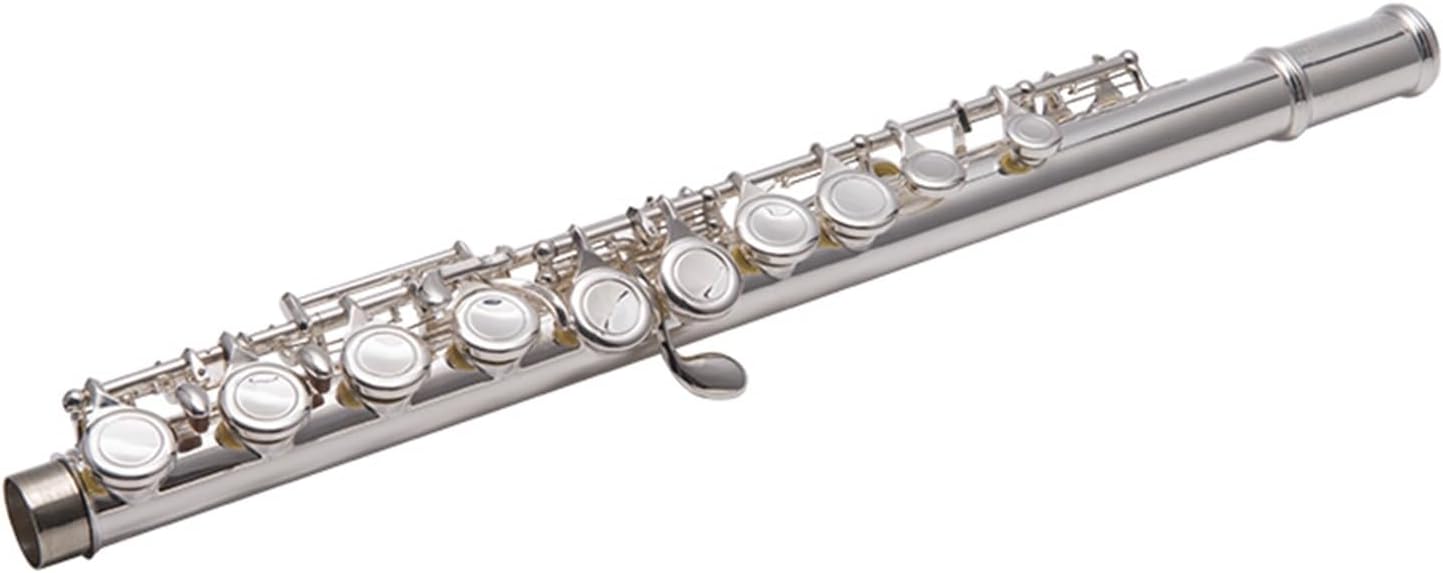 Flute 16-Hole Closed Hole White Copper Silver-Plated Flute C Key Adult Children's Orchestral Wind Instrument Flutes Musical Instruments