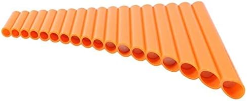 Pan Flute 18 Pipes Pan Flute Panpipe with Carrying Bag Music Woodwind Instrument for Beginner Student Kids Children