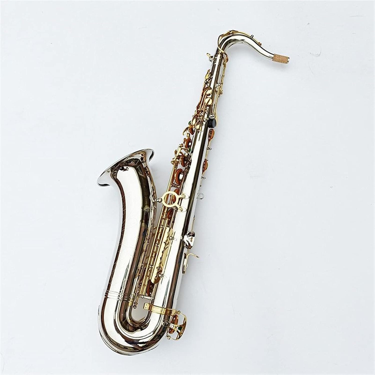 Sax Beginners Kit Made in France Tenor Saxophone Silvering Gold Keys Sax Tenor Mouthpiece Ligature Reeds Neck Musical Instrument Wind Instrument