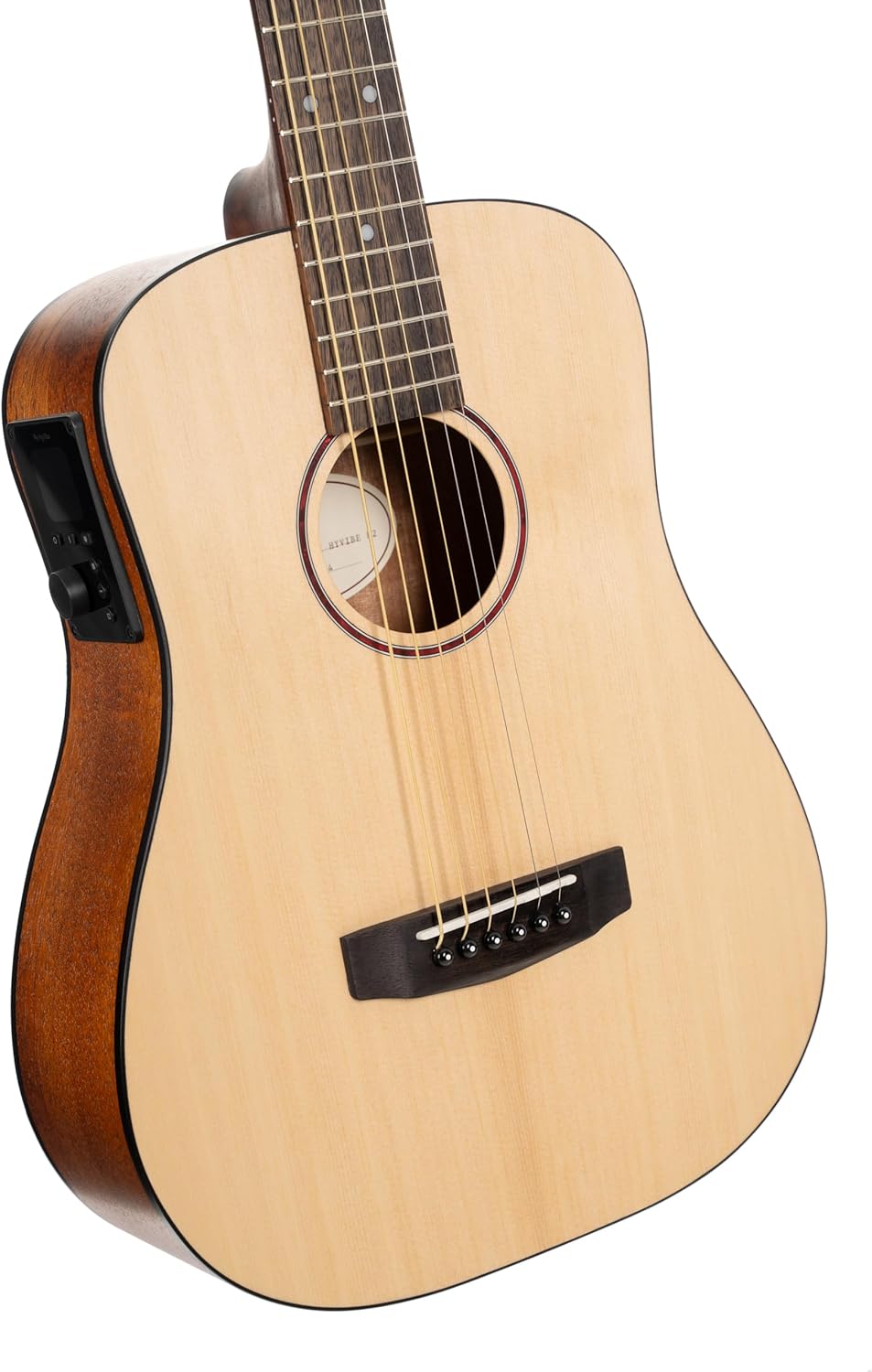 Cort EARTHGO-OP Earth Go HyVibe H2 Acoustic Electric Guitar Open Pore Natural w/Bag