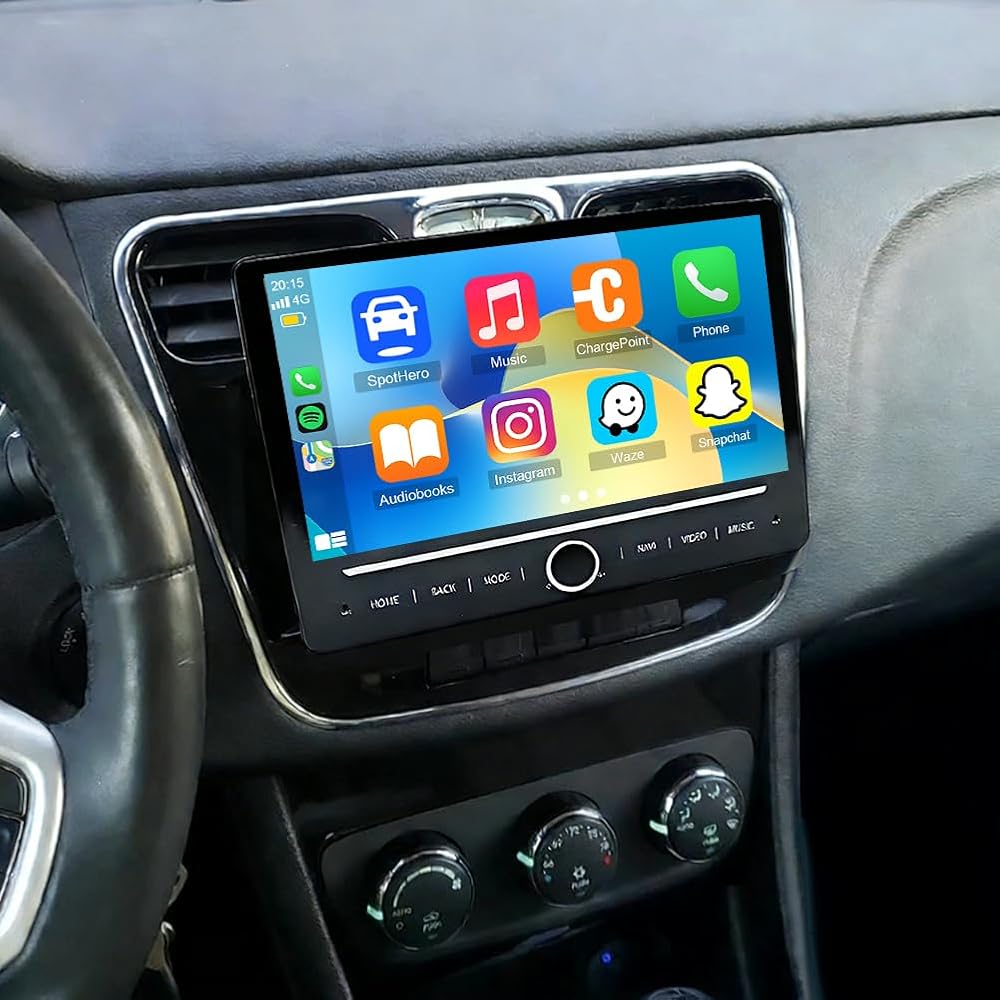Android 14 Car Stereo for Chrysler 200 2011-2014,10 Inch Double Din Car Radio with Carplay & Android Auto, in-Dash Navigation Radio with BT Mirror Link WiFi FM Radio & Backup Camera-4+64G