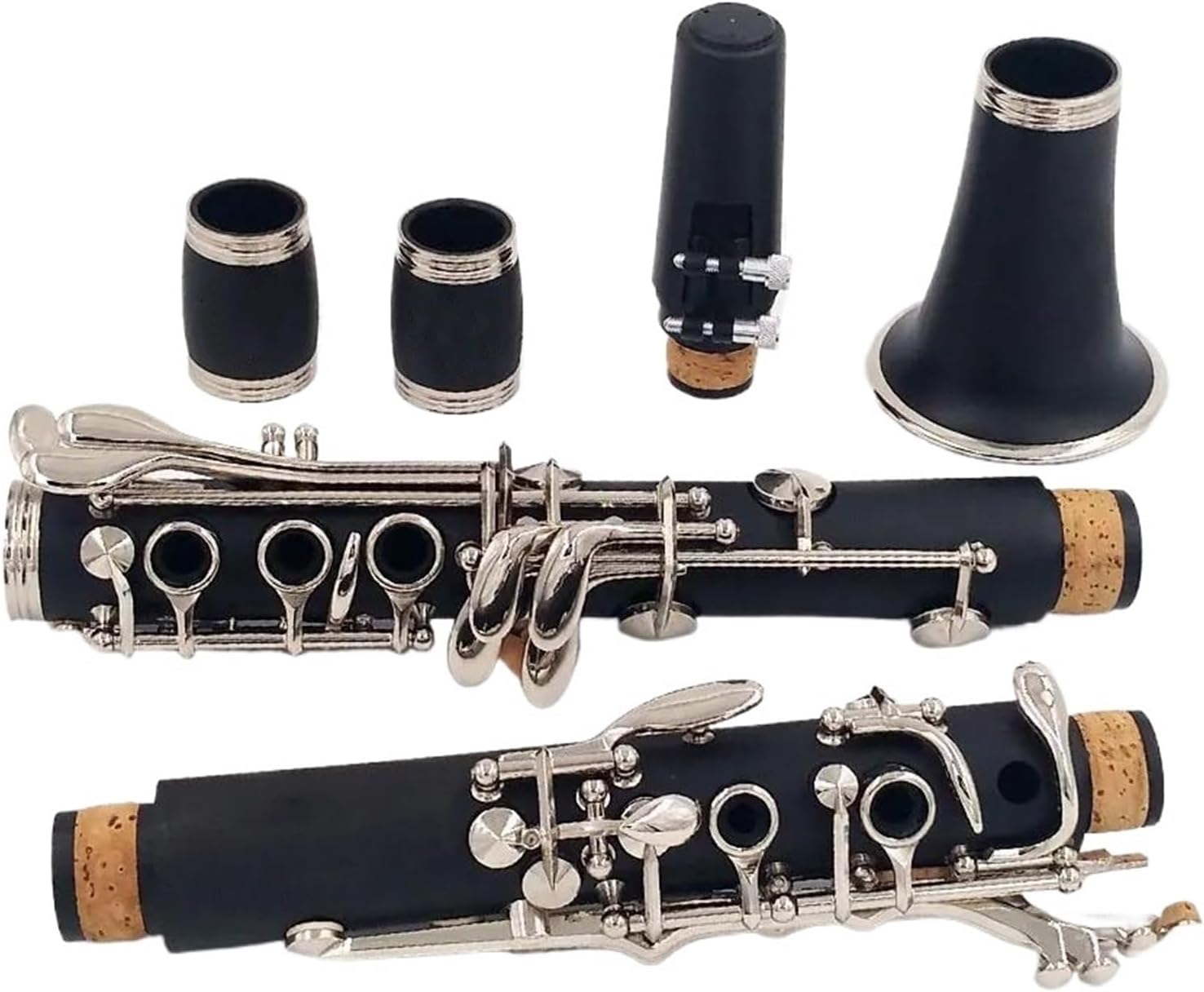 Clarinet Musical Instruments Professional C Key Clarinet Bakelite Body Nickel Silver Keys Perfect For Orchestra Or Solo