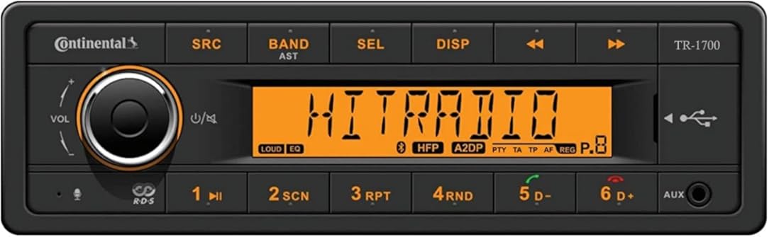 Plug & Play TR-2700 Bluetooth AM FM Stereo Radio with 13-Pin Wiring Harness, Compatible with John Deere Tractors, Harvesters, Sprayers, Crawler Dozer, Loader, Backhoe