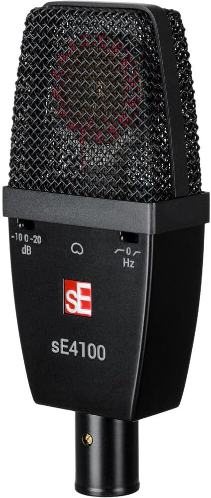 SE Electronics SE4100 Large Diaphragm Cardioid Vintage Condenser Microphone w/Shockmount