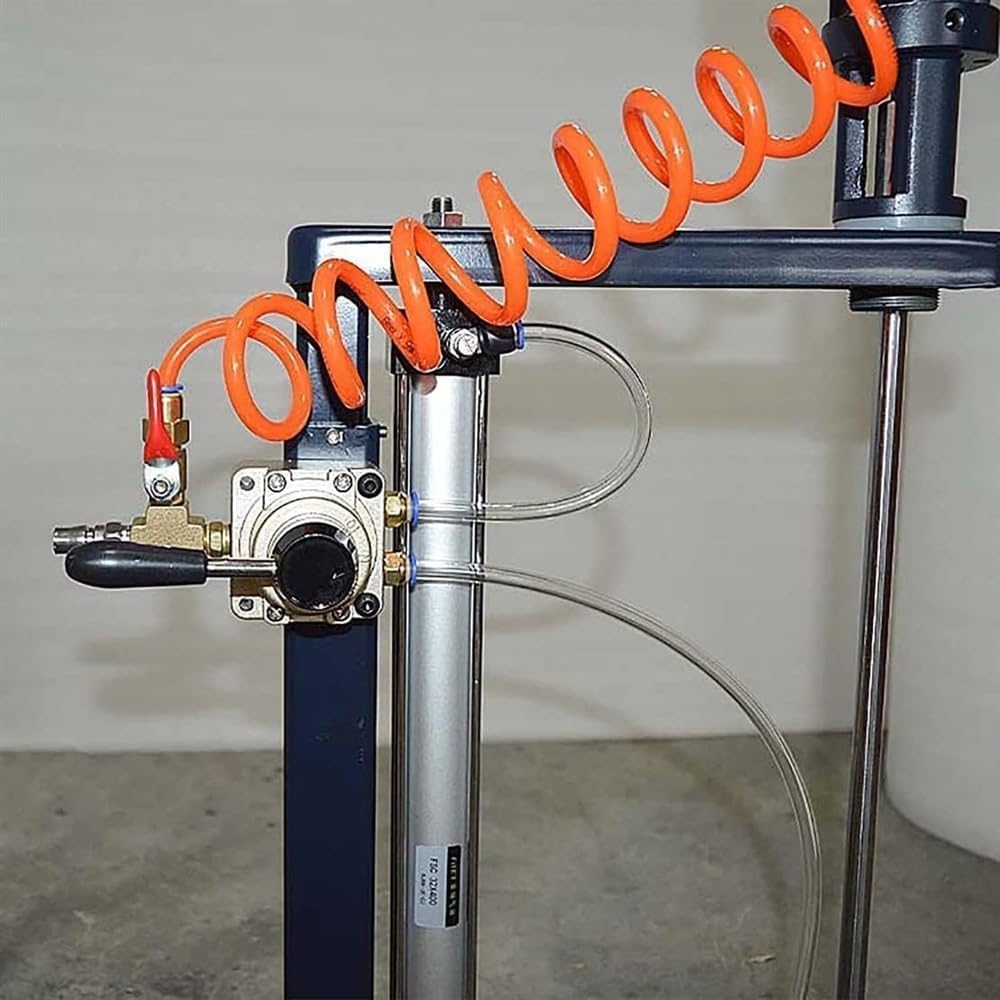 5 Gal/20L Stainless Steel Automatic Paint Stirring Machine,Pneumatic Bracket Mixer,Desktop Vertical Air Agitator,for Mixing,