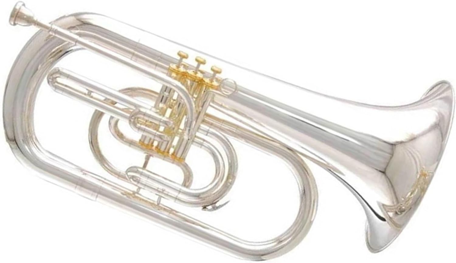Beginner euphonium Silver Plated Tone Bb Marching Euphonium