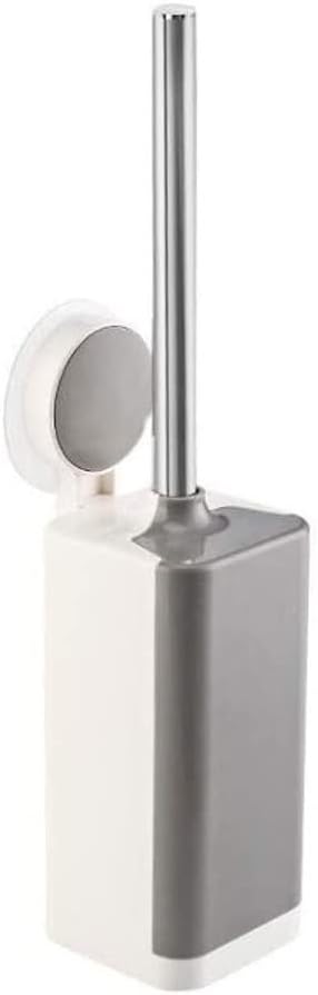 Toilet Brushes Toilet Brush and Holder Wall Mounted Toilet Brush and Holder Bathroom WC Full Closed Toilet Brush Set Plastic Scrubber Toilet Bowl Brush Toilet Brush Holder Toilet Brush with Hold