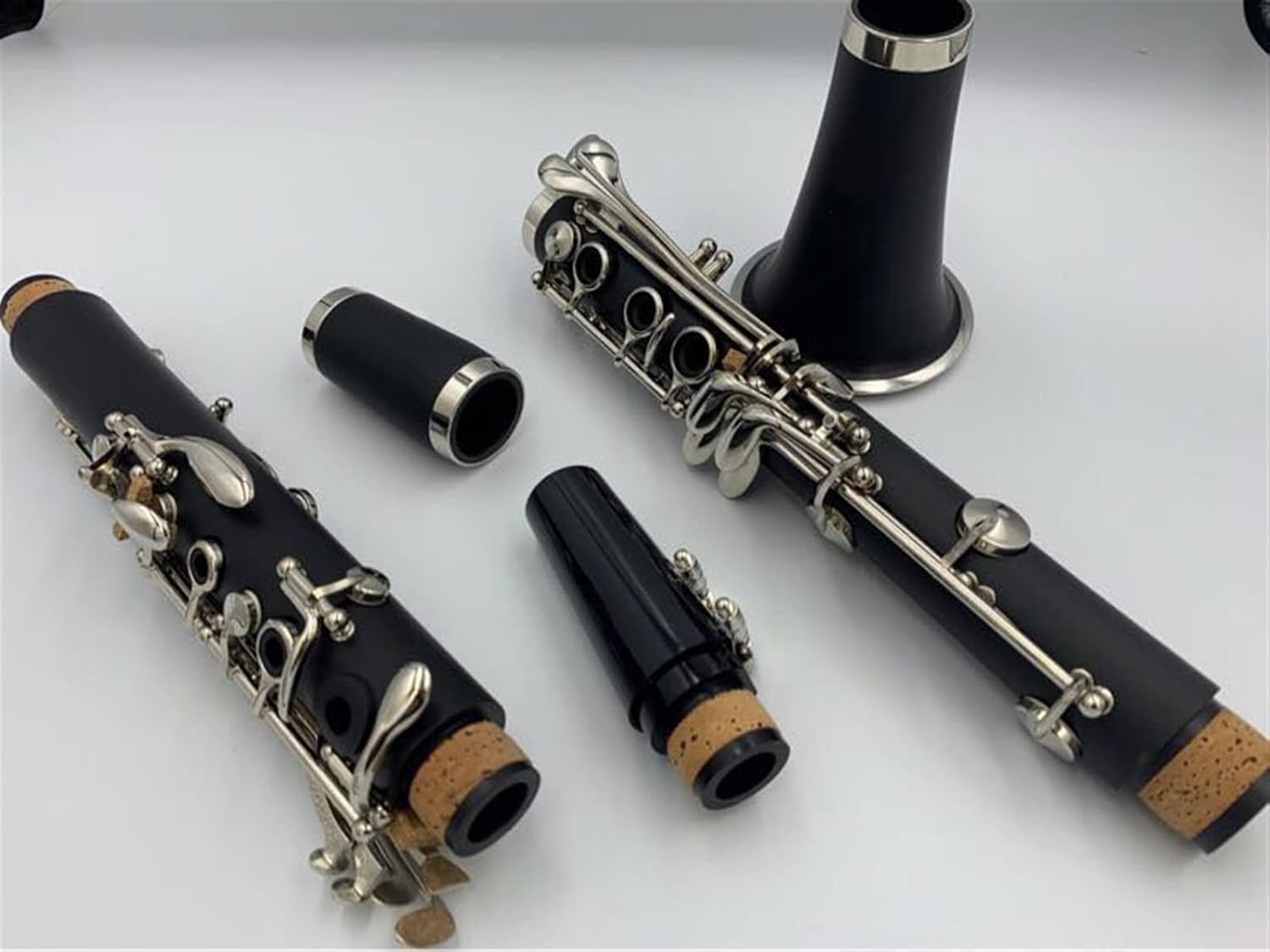 B-Flat Tune Professional Woodwind Instruments Clarinet Black Tube with Case Accessories Professional Clarinet