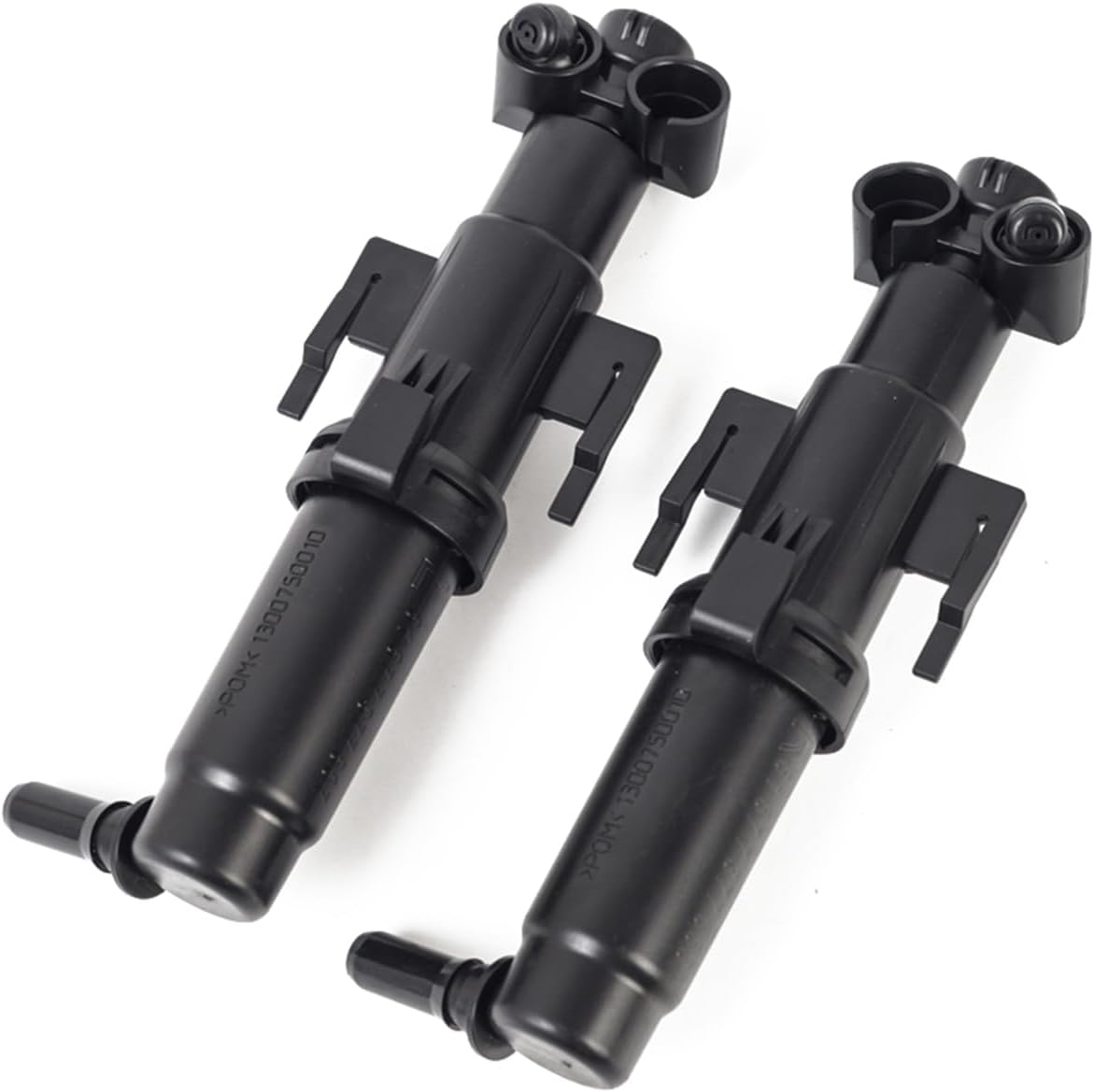 Car Headlight Washer Nozzle 2Pcs Car Front Bumper Headlight Washer Nozzle Water Sprayer OEM No. 6167737766 61677377668