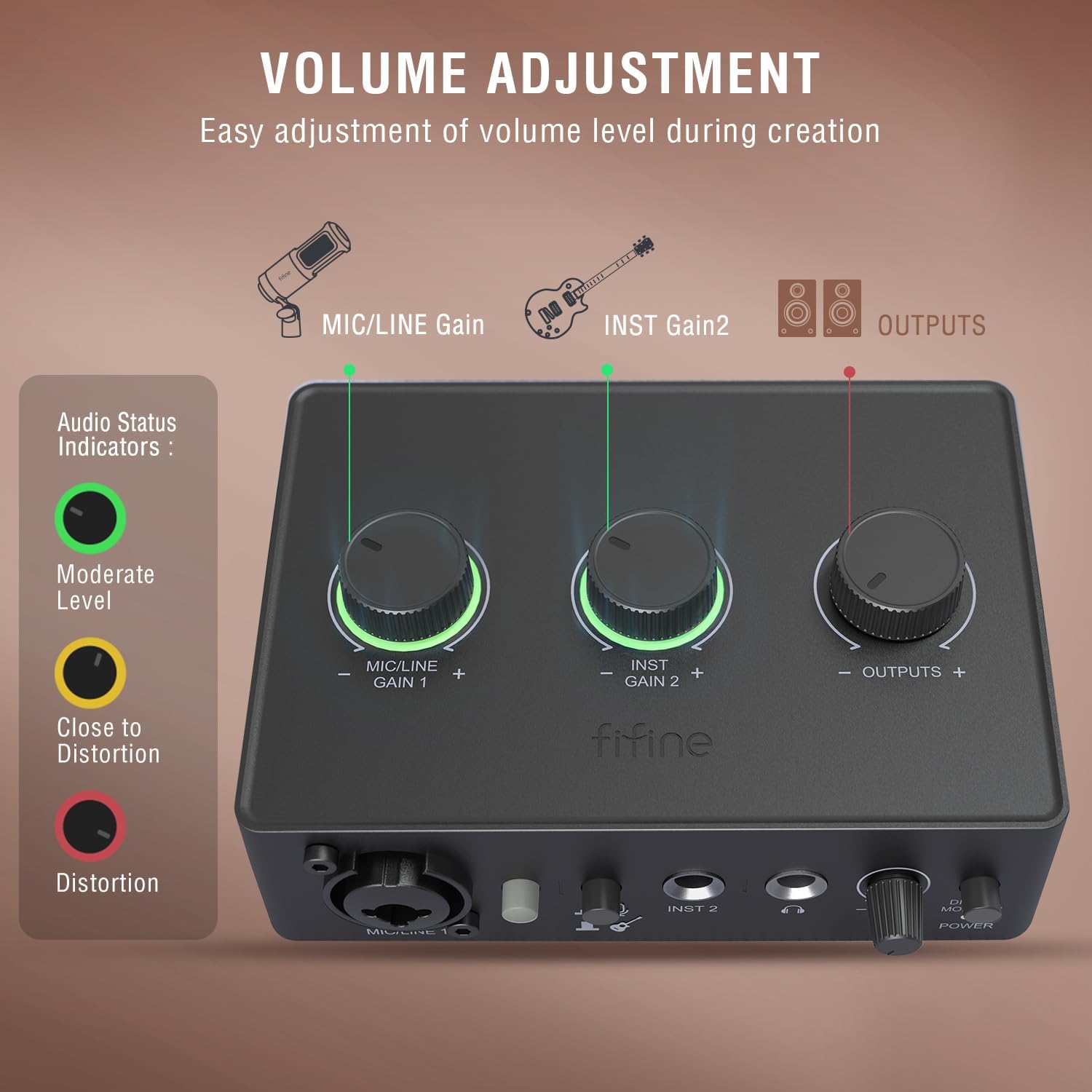 FIFINE Podcast Equipment Bundle Set, Music Recording Kit with Studio Dynamic Microphone and USB Audio Mixer with XLR Mic Input, Headphone Monitoring, Volume Knob for Vocal/Voice Over-AmpliTank KS6