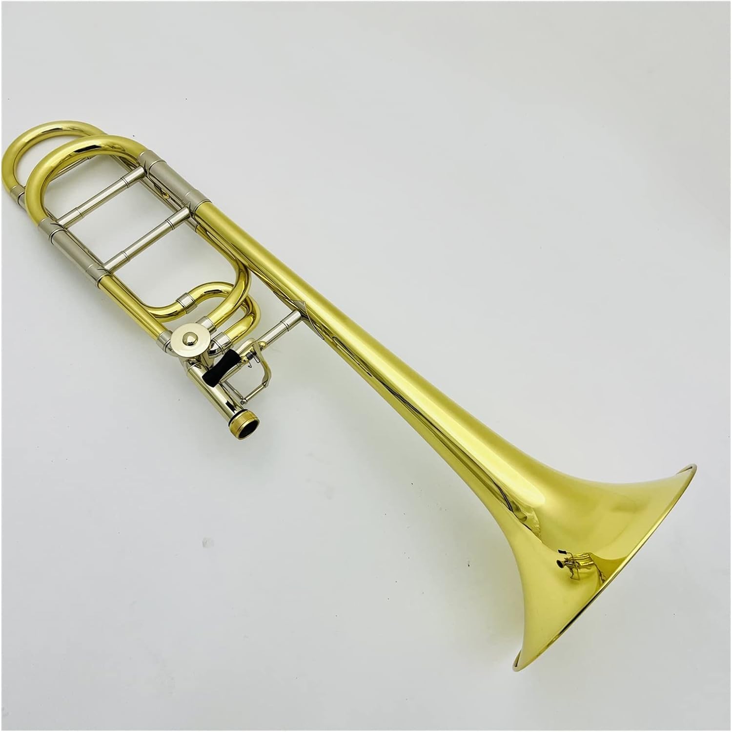 TSTS Trombone Bb/f Brass Plated Instrument with Case Accessories Beginner Trombone