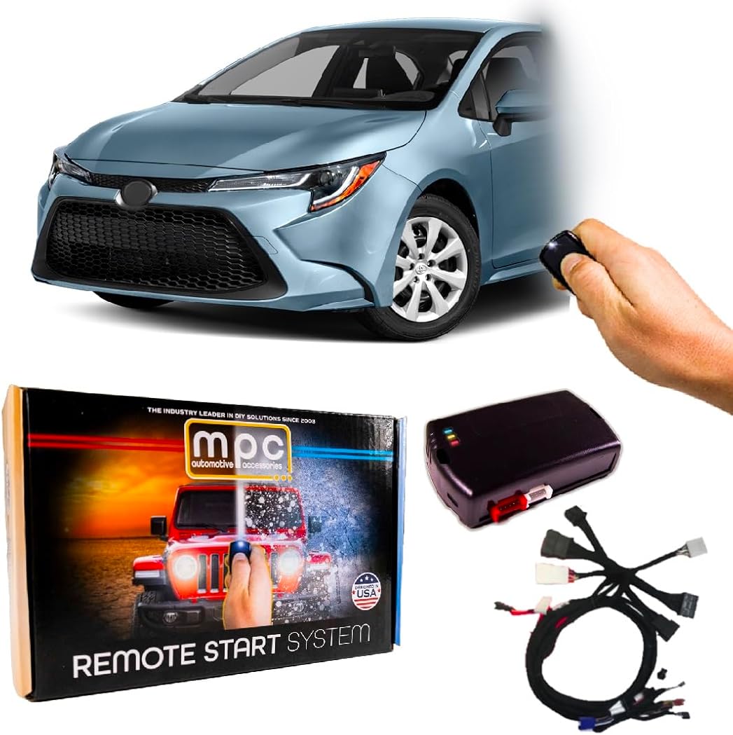 MPC Remote Start Kit Compatible with 2020-2022 Toyota Corolla || Push-to-Start || Plug n Play || 3X Lock to Start