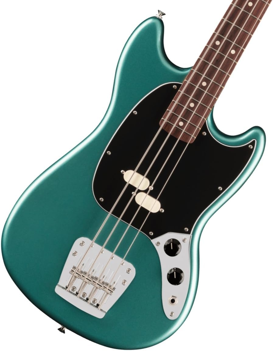 Fender American Professional Classic Mustang Bass - Faded Sherwood Green Metallic, Rosewood Fingerboard