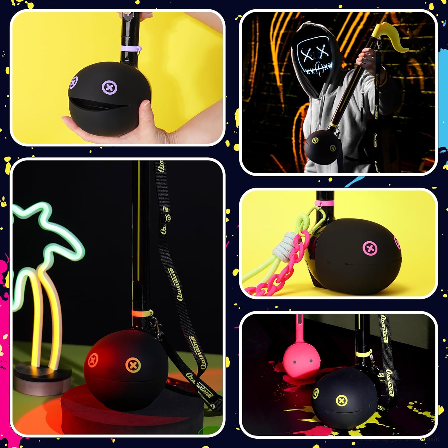 Otamatone Deluxe Electronic Musical Instrument for Adults Portable Synthesizer Digital Electric Music from Japan by Maywa Denki Cool Stuff Gifts, Monster (Violet) [English Manual]