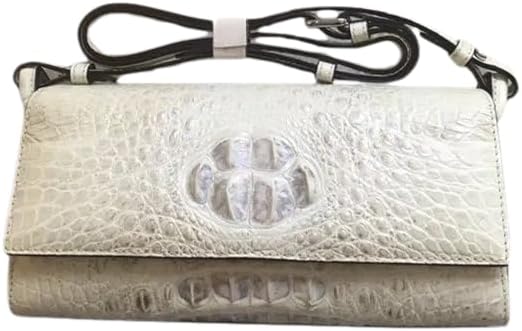 Genuine Crocodile Skin Lady Small Flap Purse Authentic Alligator Leather Women's Sling Shoulder Bag Female Cross Body Bag