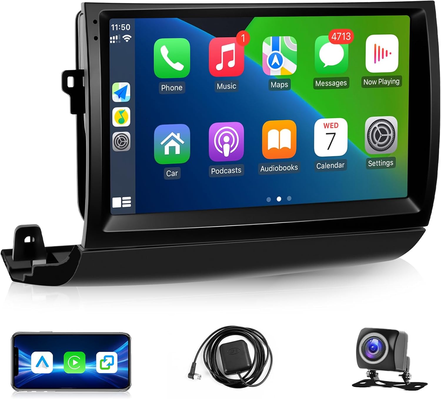 Leadfan Car Play Radio for Toyota Prius 2004 2005 2006 2007 2008 2009 Car Stereo Apple Carplay & Android Auto, 9