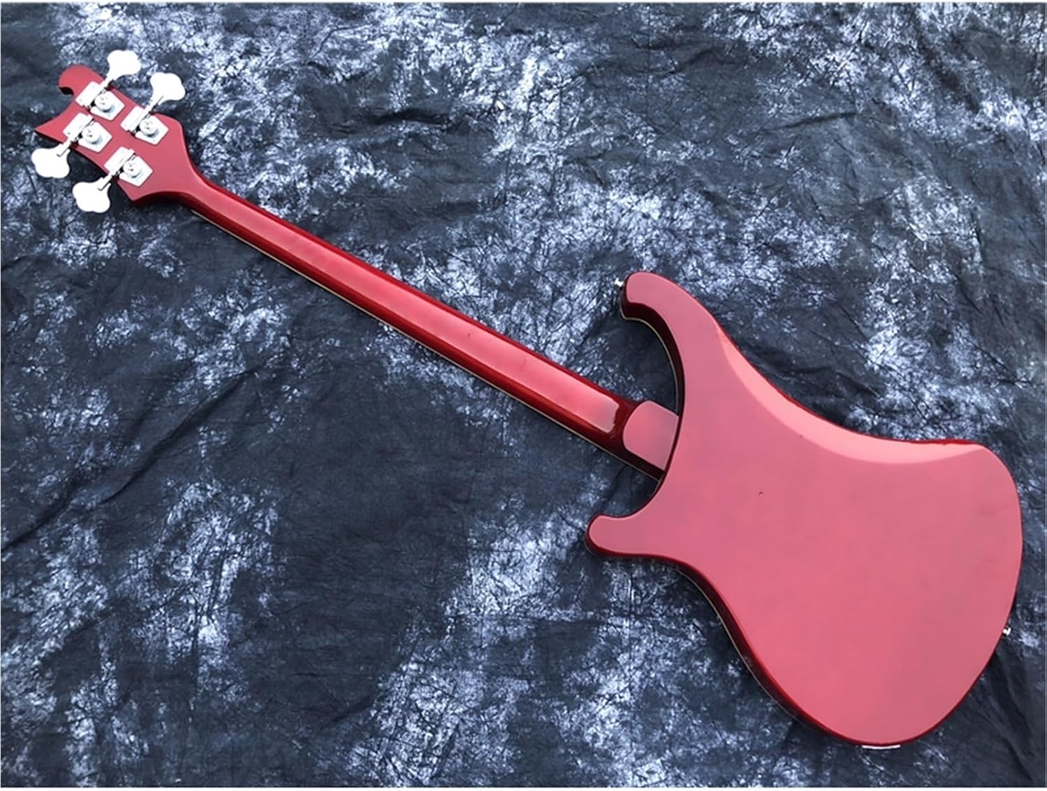 Beginner Electric Guitar Kits Sun Colored Solid Wood Body 4 Rotor Electric Bass