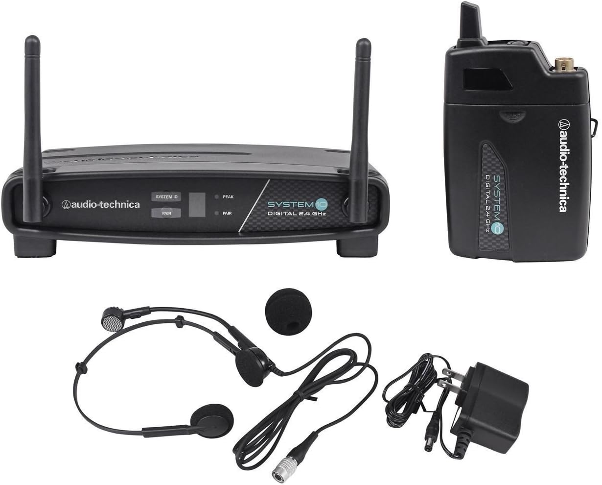Audio-Technica ATW-1101/H Wireless Headworn Microphone System