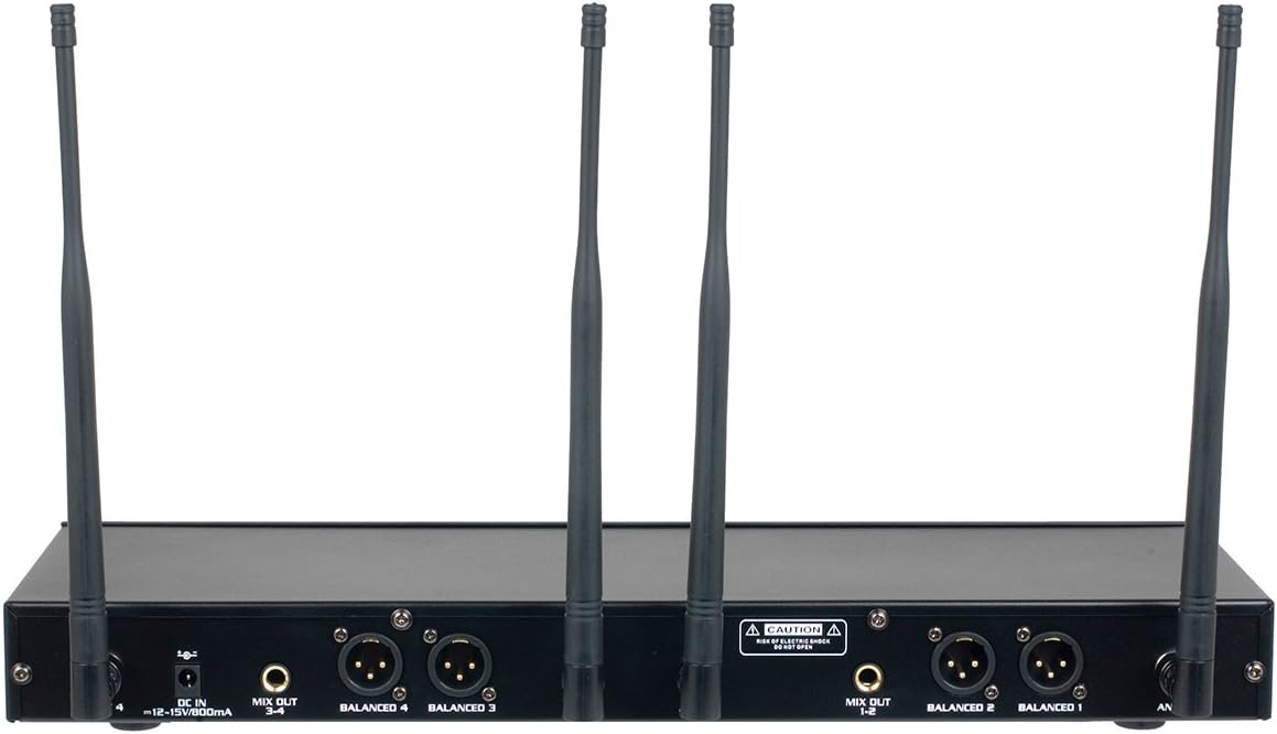 VocoPro Digital-34-Ultra All Inclusive Four Channel Digital Wireless Handheld/Headset/Instrument System