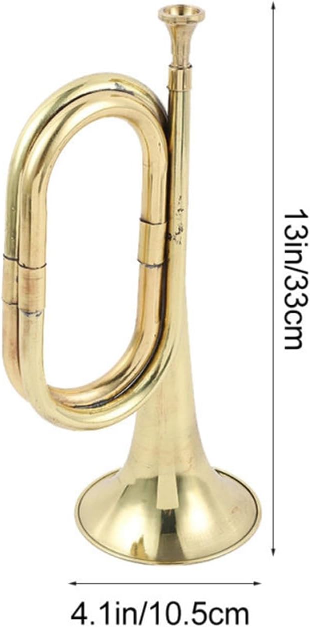 Trumpet Set Portable Traditional Wind Musical Instrument Copper Alloy Trumpets Bugle For Beginners Gift The Sound Quality Is Good