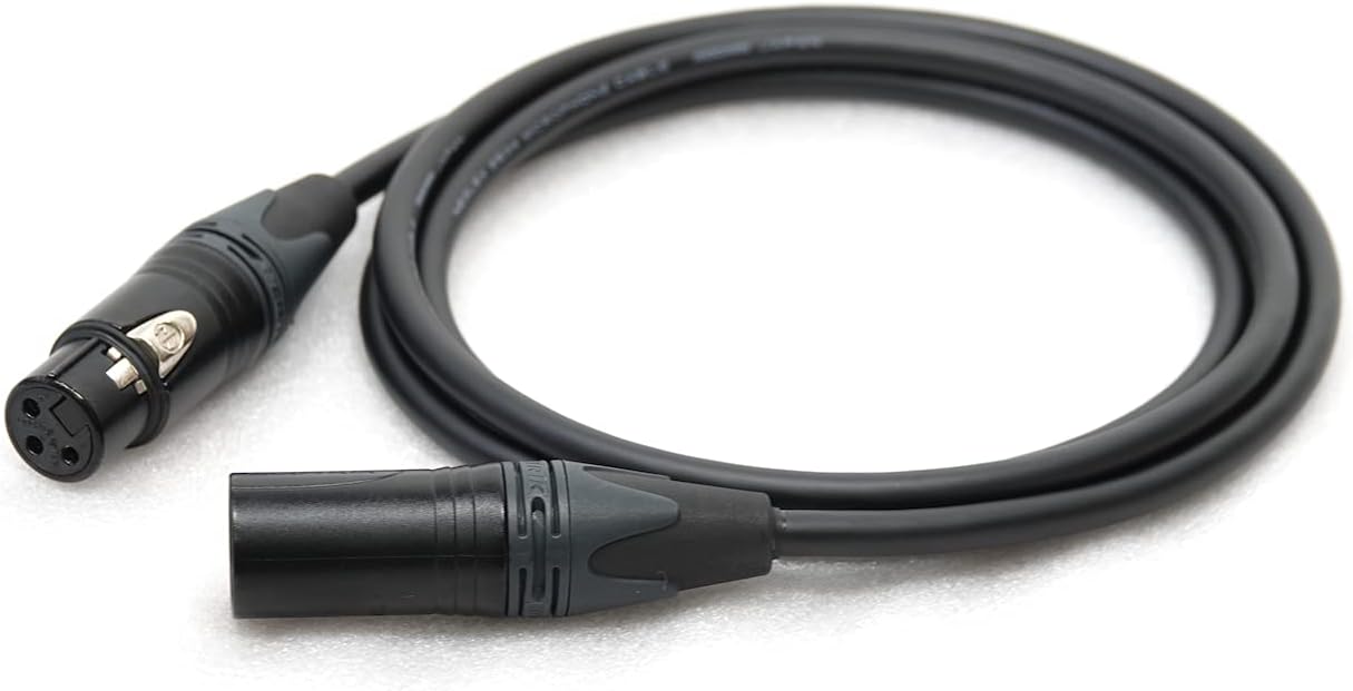 MOGAMI 2534 XLR Microphone Cable (4.9feet) Black