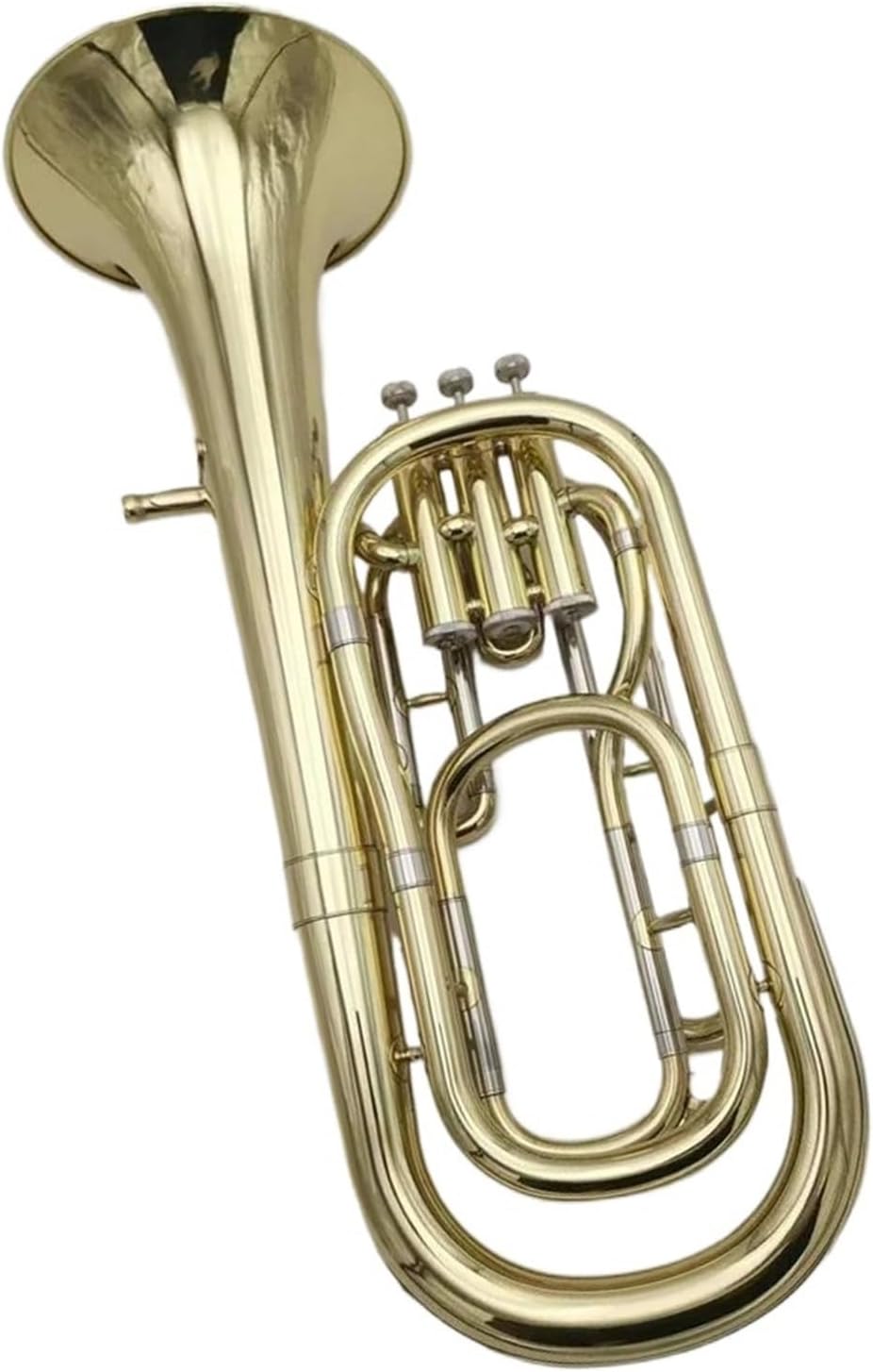 Beginner euphonium Baritono B-flat Tenor Professional-grade Tone Three-key Euphonium Instrument Gold Lacquer Surface