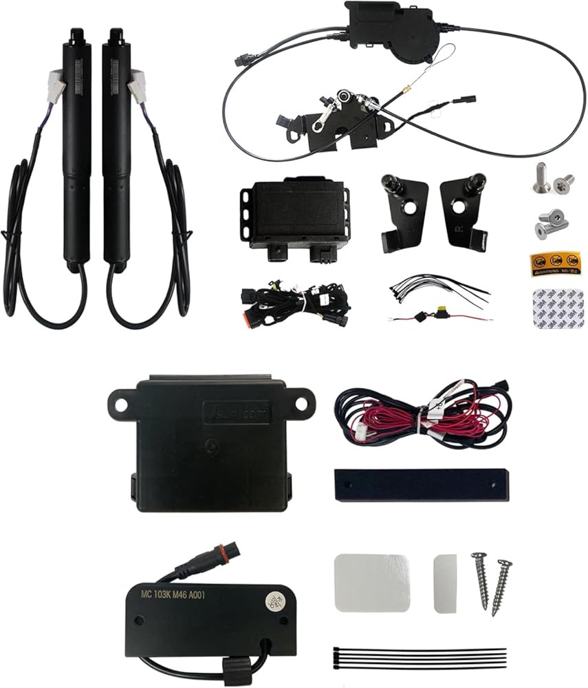 Power Frunk Kit & Kick Sensor Bundle(2 Pack)- Front Trunk Automatic Power Frunk Kit for Tesla Model Y 2020 2021 2022 2023 2024 Die-Cast Body with Foot Sensor