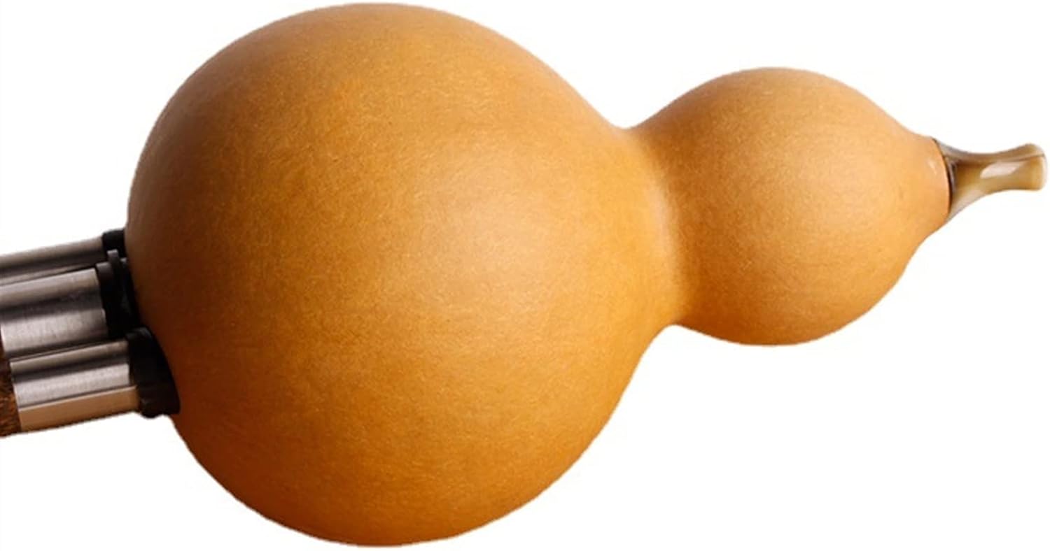 Musical Instrument Mahogany Nine-Hole Cucurbit Flute BB Wind Instrument Gourd Flute (Bb)