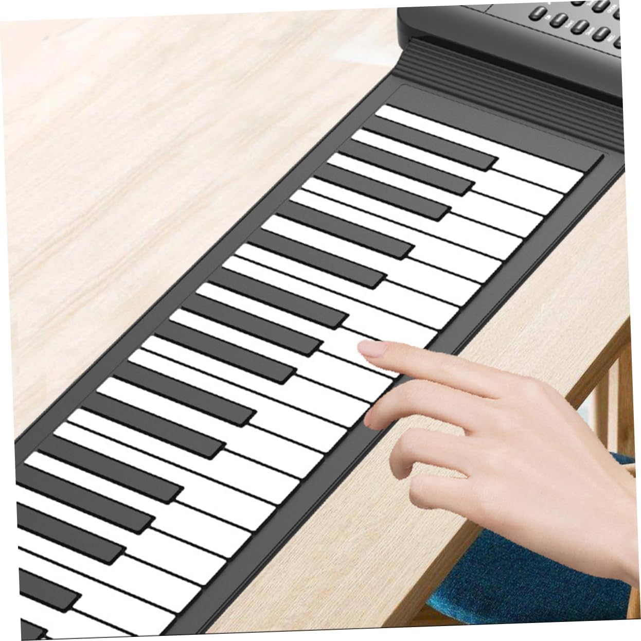 Roll-up Keyboard Piano for Adults Boys and Girls Hand-rolled Electronic Piano Foldable Design