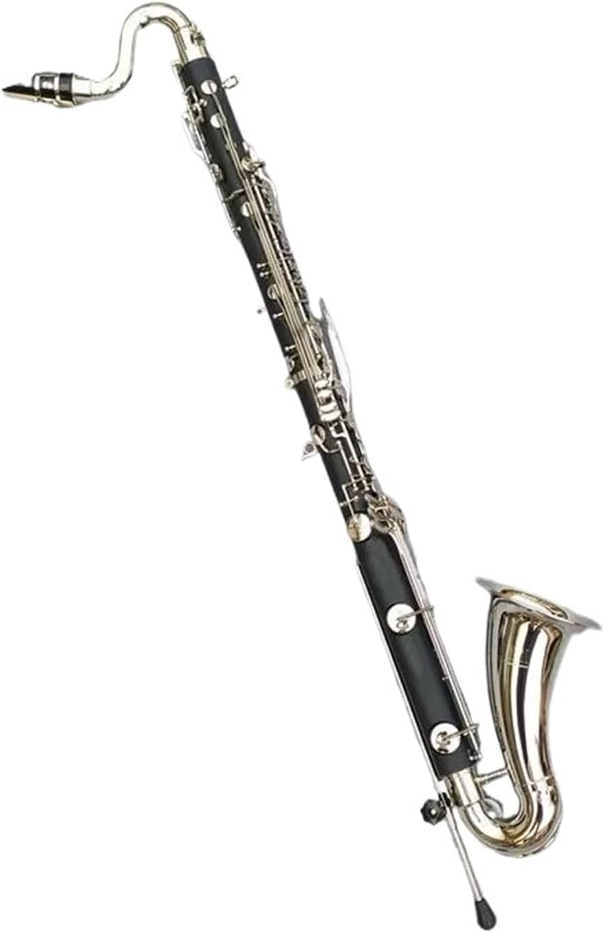 Clarinet Musical Instruments Silver Plated Key Bass Clarinet Bb Key Clarinet Bakelite Instrument With Box