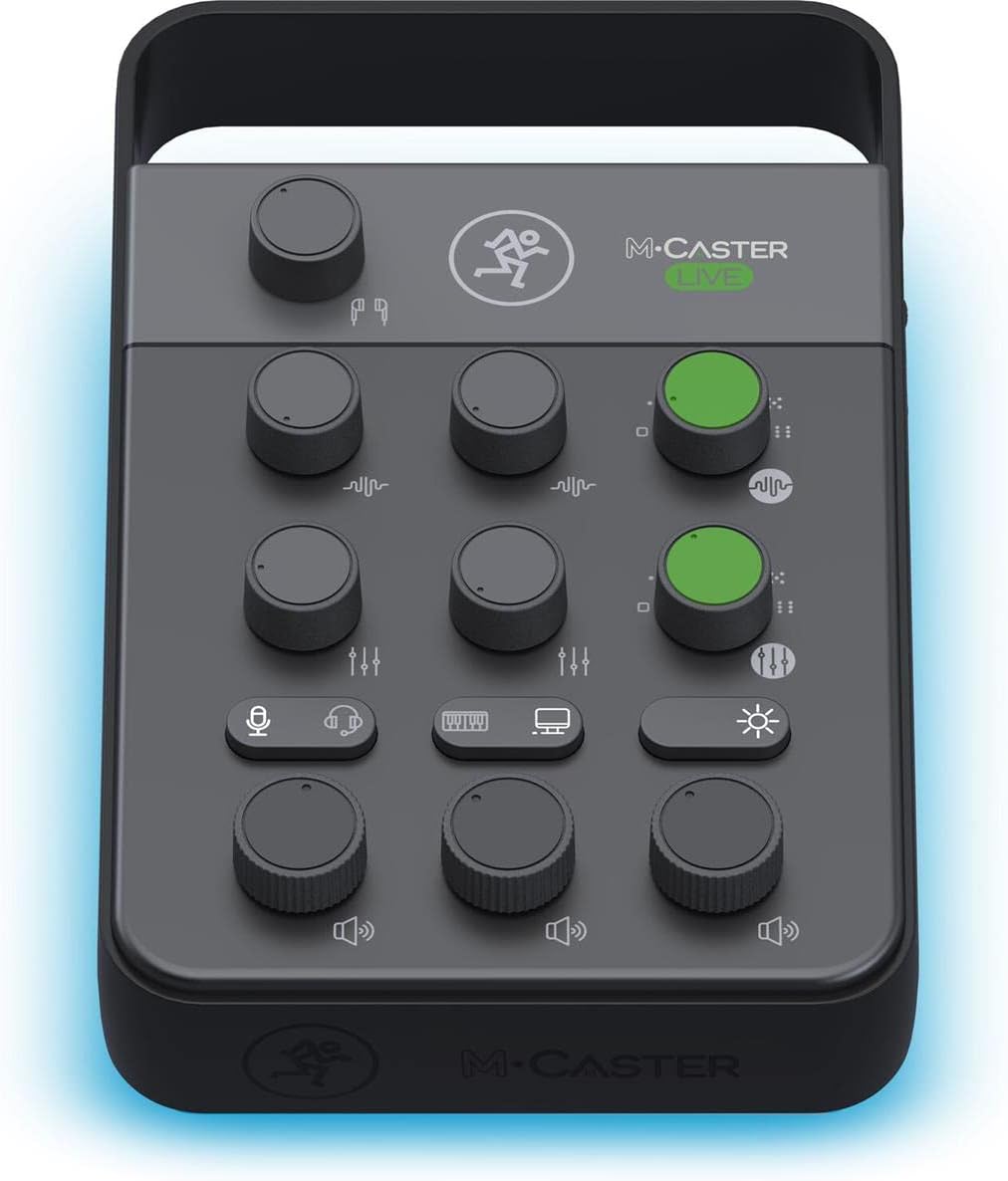 Mackie M-Caster Live Portable Live Streaming Mixer & Recording Interface - Black