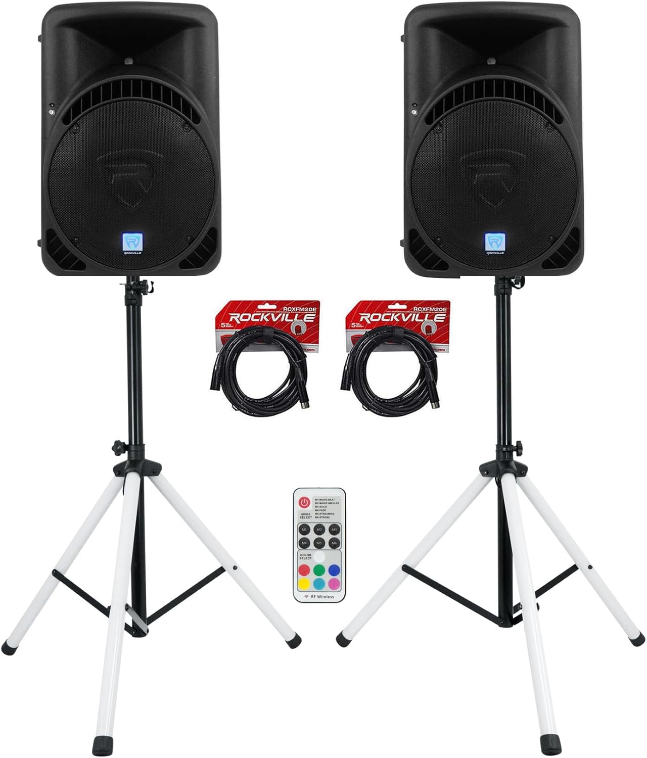 Rockville RPG15BT V2 Bundle: (2) 15