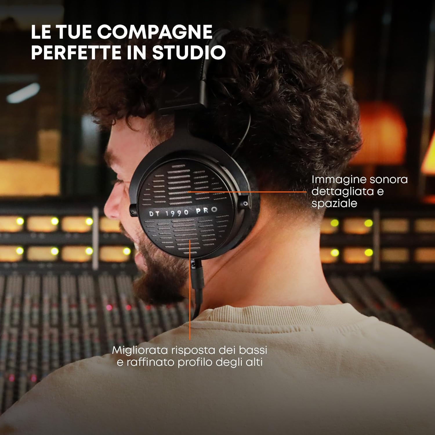 beyerdynamic DT 1990 PRO MKII Premium Tesla Studio Headphones for Mixing, Mastering and Editing (Open)