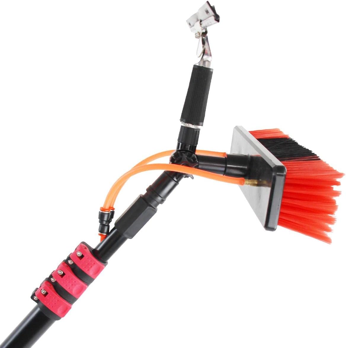 Generic Extension Pole Squeegee Window Washer Combo Telespole for Window Cleaning includes 3 Sizes of Squeegee Blades Extension Pole for Photovoltaic and Solar Panels