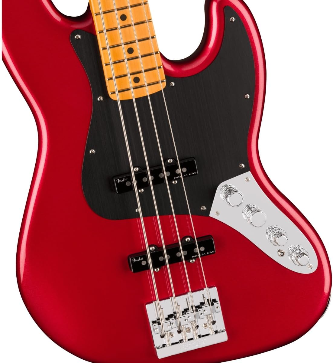 Fender American Ultra II Jazz Bass - Sinister Red, Maple Fingerboard