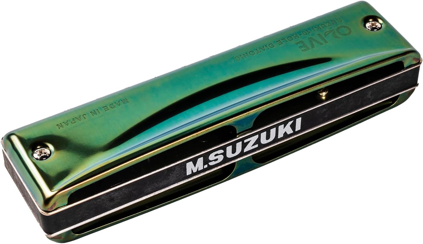 SUZUKI Harmonica, Green Olive-G