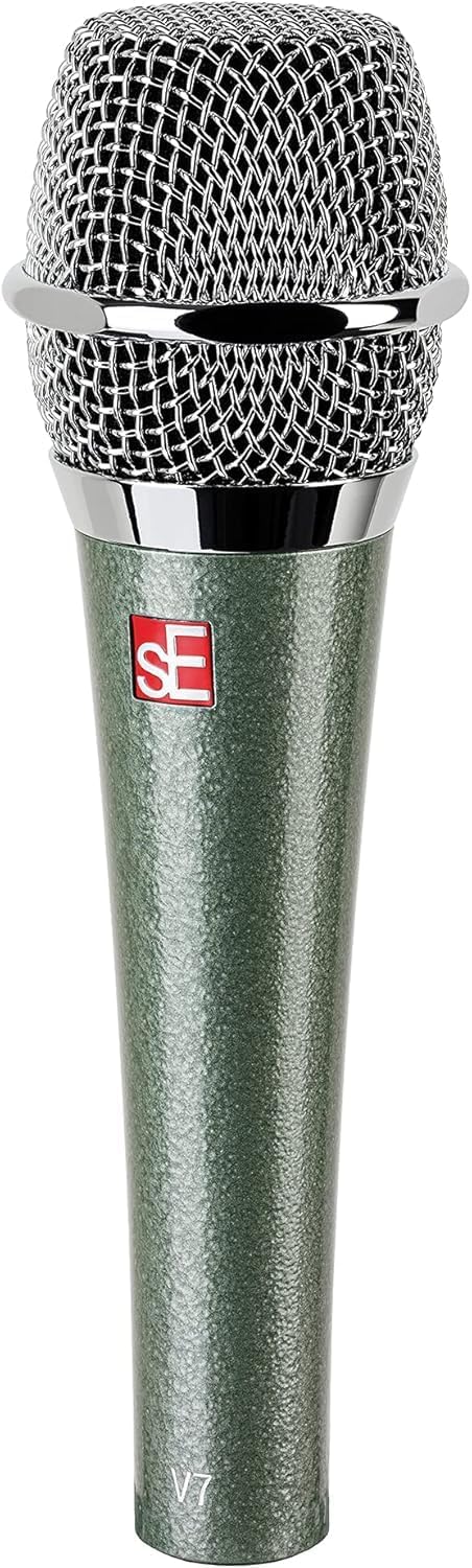 Briskdrop sE Electronics V7 Vintage Edition Handheld Dynamic Microphone - Bundle with 2 XLR Cables