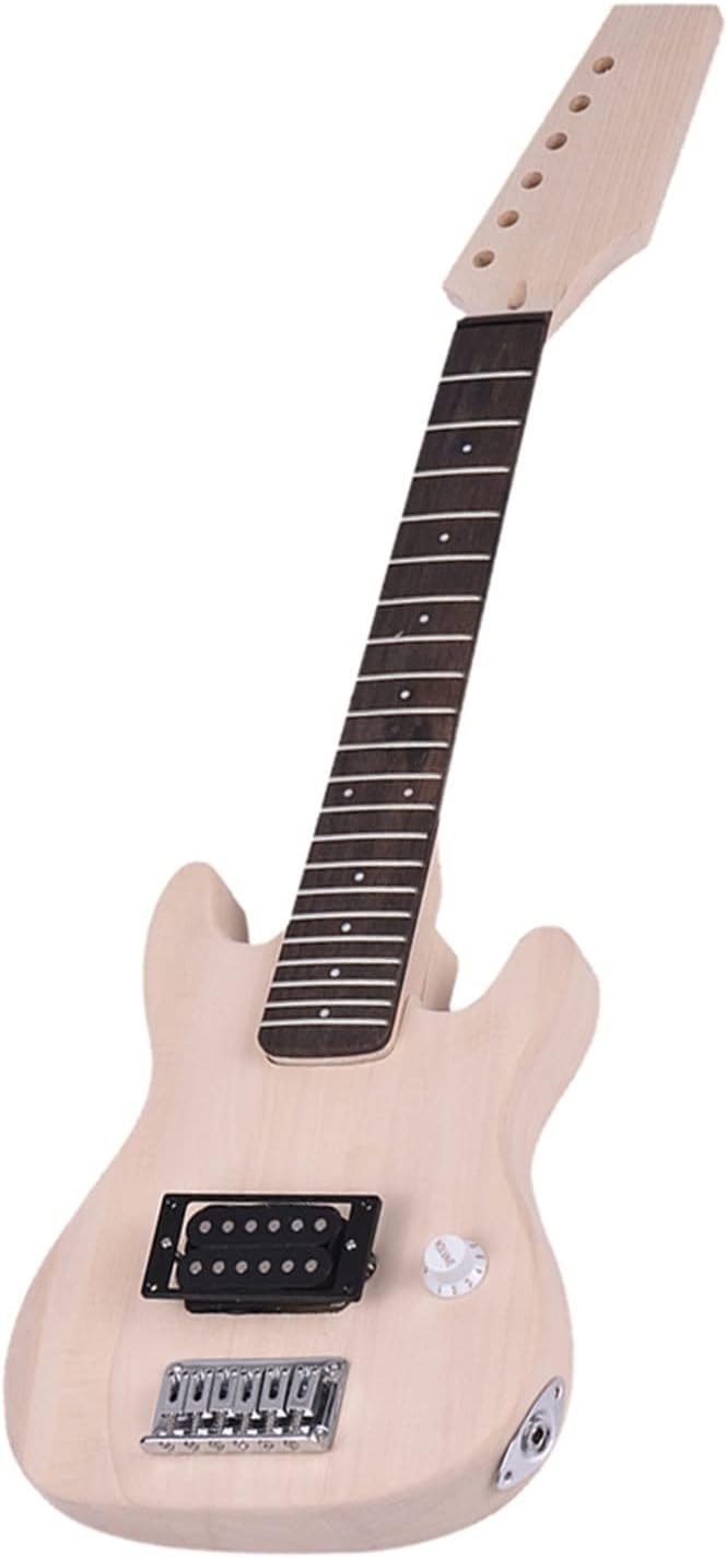 1 Set DIY Unfinished Electric Guitar Kits Kits for Guitar DIY Parts Unfinished Guitar Body