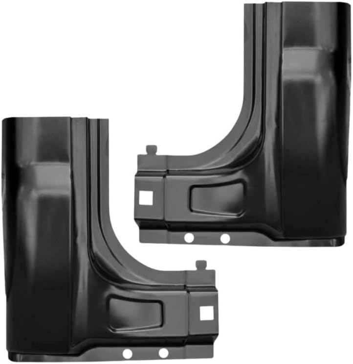 for Ford F-450 2015 Truck Cab Corner Driver and Passenger Side | Pair | Made of Steel | Extended Cab Super Duty Models | 19H X 16W X 9D | with Extension | Replacement for RRP4207, RRP4208