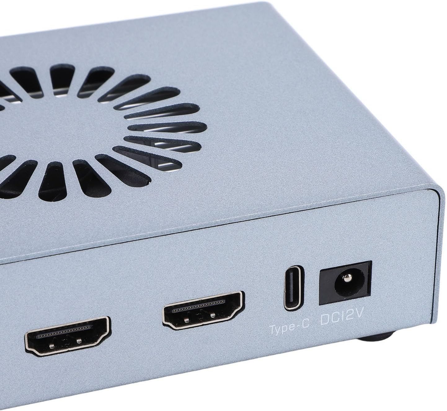 Yoidesu HD Multimedia Interface Synthesizer, High Efficiency DMA Fuser Dual Signal Input HD Multimedia Interface Fuser, with Temperature Controlled Fans 2K 144Hz DMA Hardware Adaptive