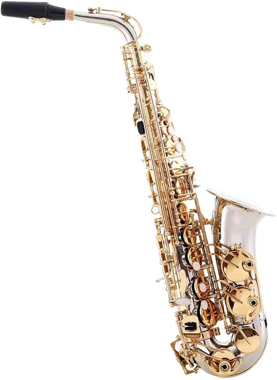 Professional Saxophone E Flat Alto Saxophone Wind Instrument Cupronickel Saxophone Beginners to Play Saxophone Brass Sax Beginners Kit