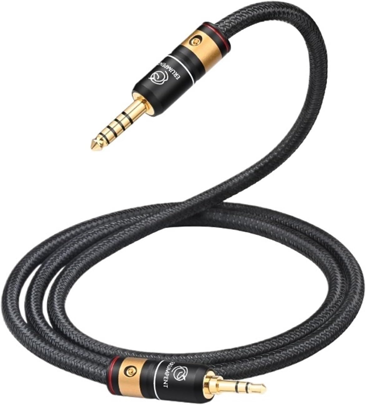 Hi-end OCC HiFi 3.5mm to 4.4mm Audio Cable Dual Shielding Gold Plated Stereo 3.5mm Male to 4.4mm Male for Headphone Audio Cable(0.75m)