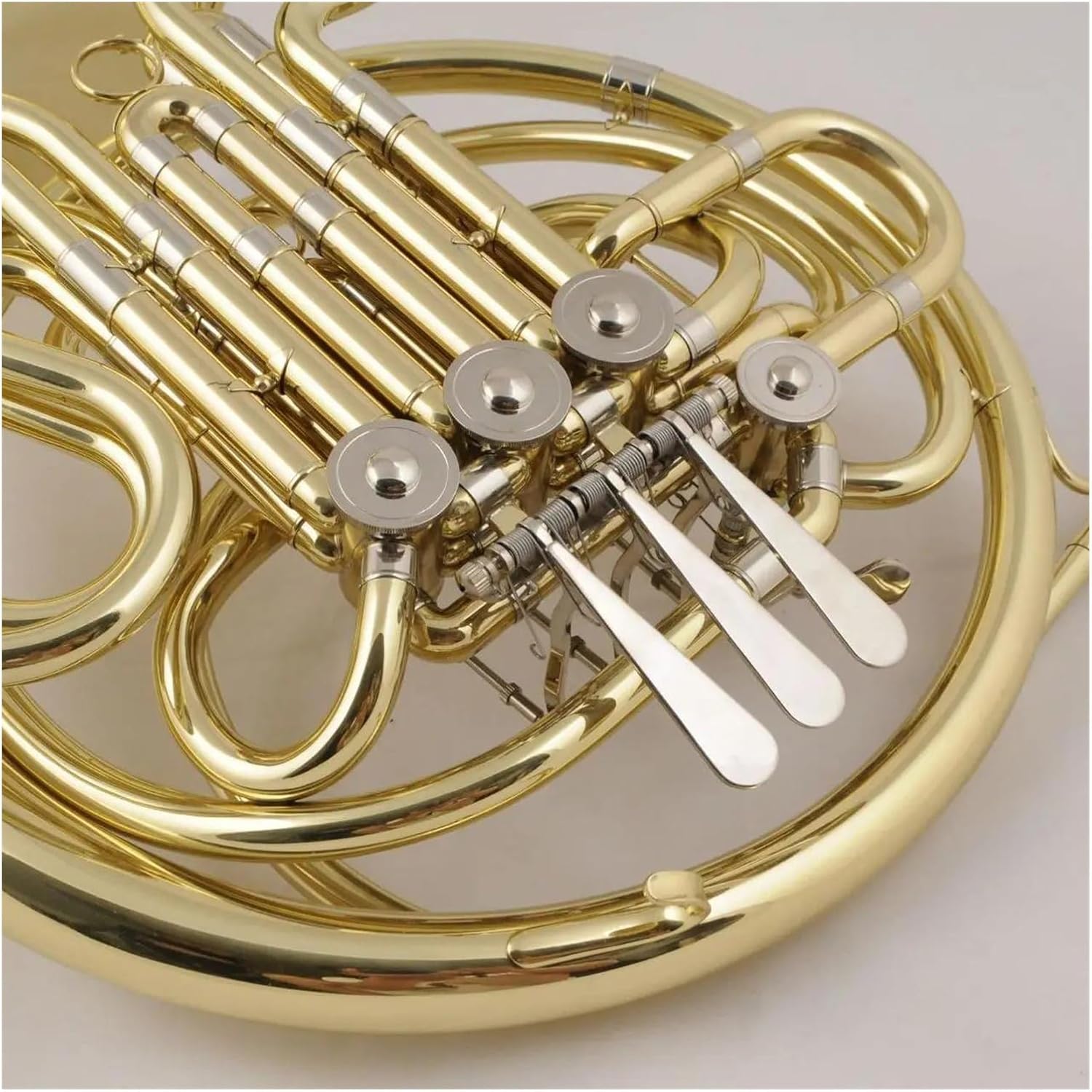 4 key double row French horn instrument suitable for beginners to practice