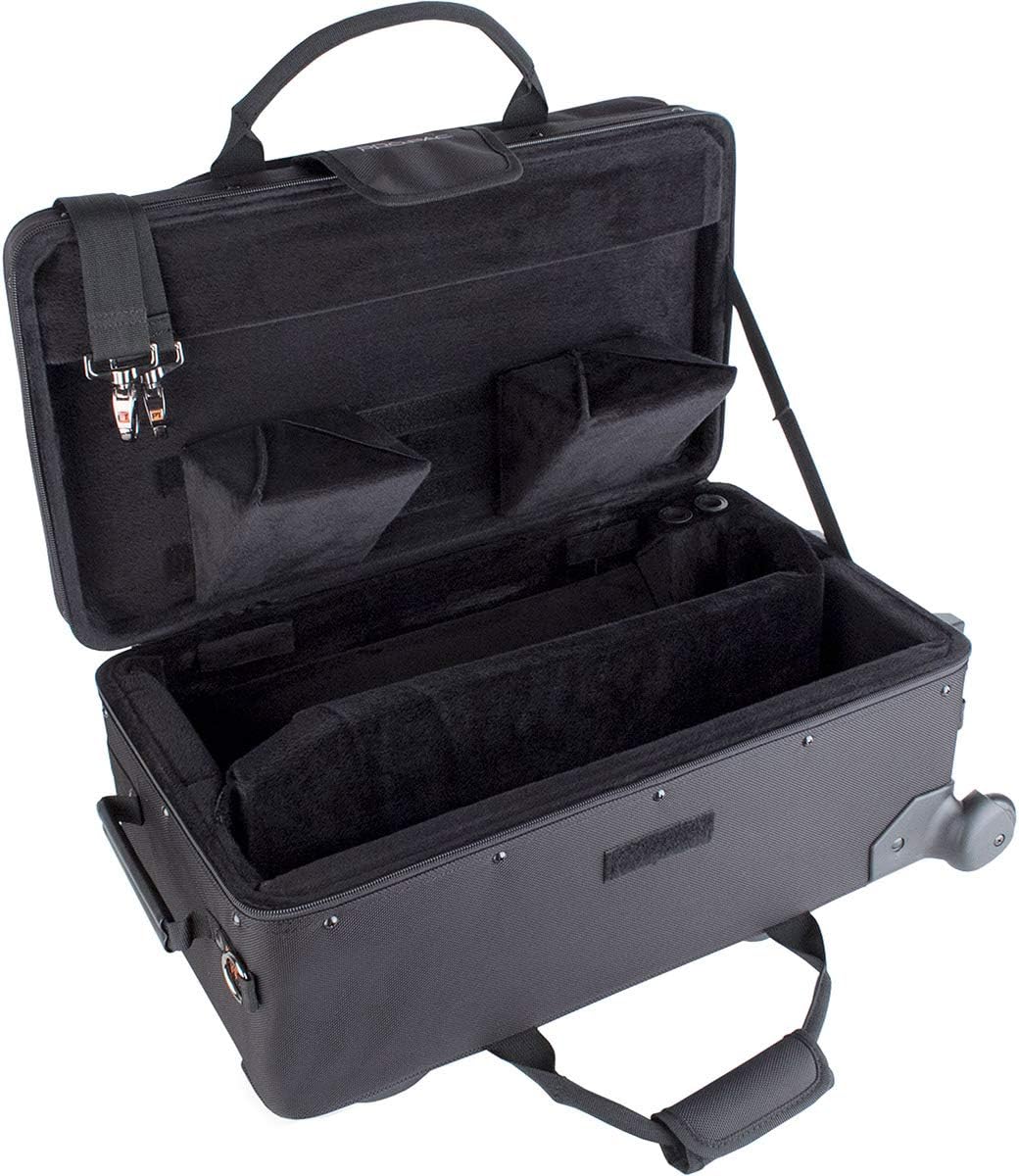 Protec Trumpet/Auxiliary Combo PRO PAC Case with Wheels, Model PB301VAX