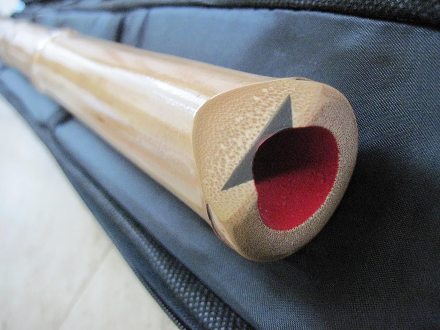 7 Holes Shakuhachi DongXiao Kinko Utaguji G Key with Root End Bamboo Flute Zen Instrument