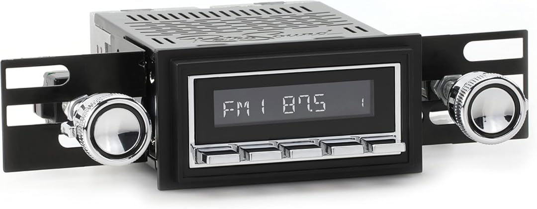 RetroRadio Compatible with 1967-68 Ford Mustang Features Include Bluetooth, USB, AM/FM HC-M2-226-08-80F1