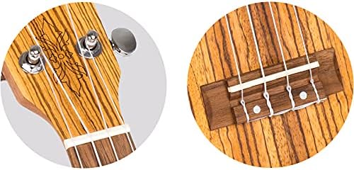 Flight, 4-String Ukulele, Zebrawood, Soprano (DUS322ZEB)