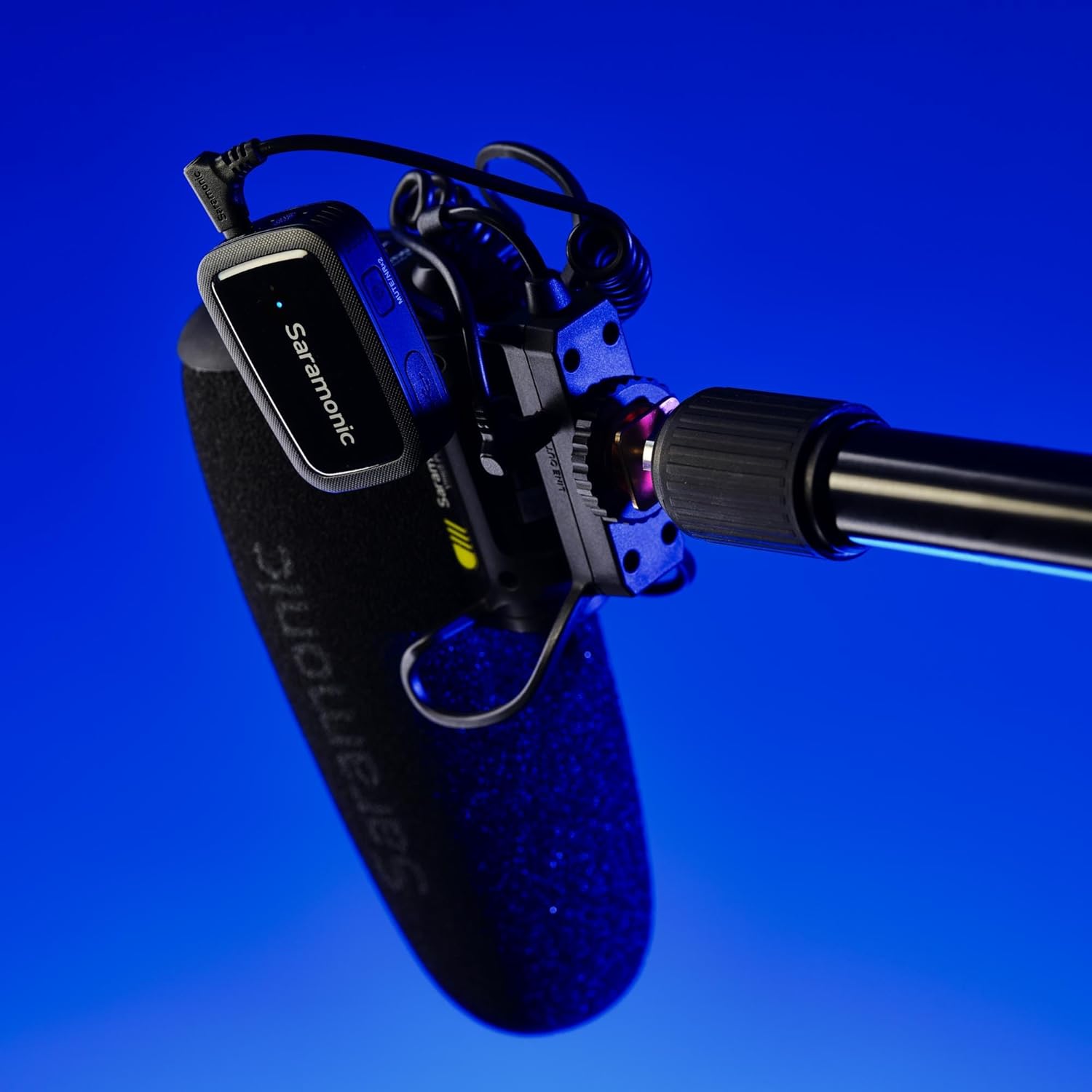 Saramonic Blink 500 Prox B8 4-Person Wireless Lavalier Microphone, 2.4GHz, 328ft Range, 4 Transmitters & 1 Receiver, 24-Bit Sound, for DSLR, Camcorder, Smartphone, YouTube, Interview, Podcast