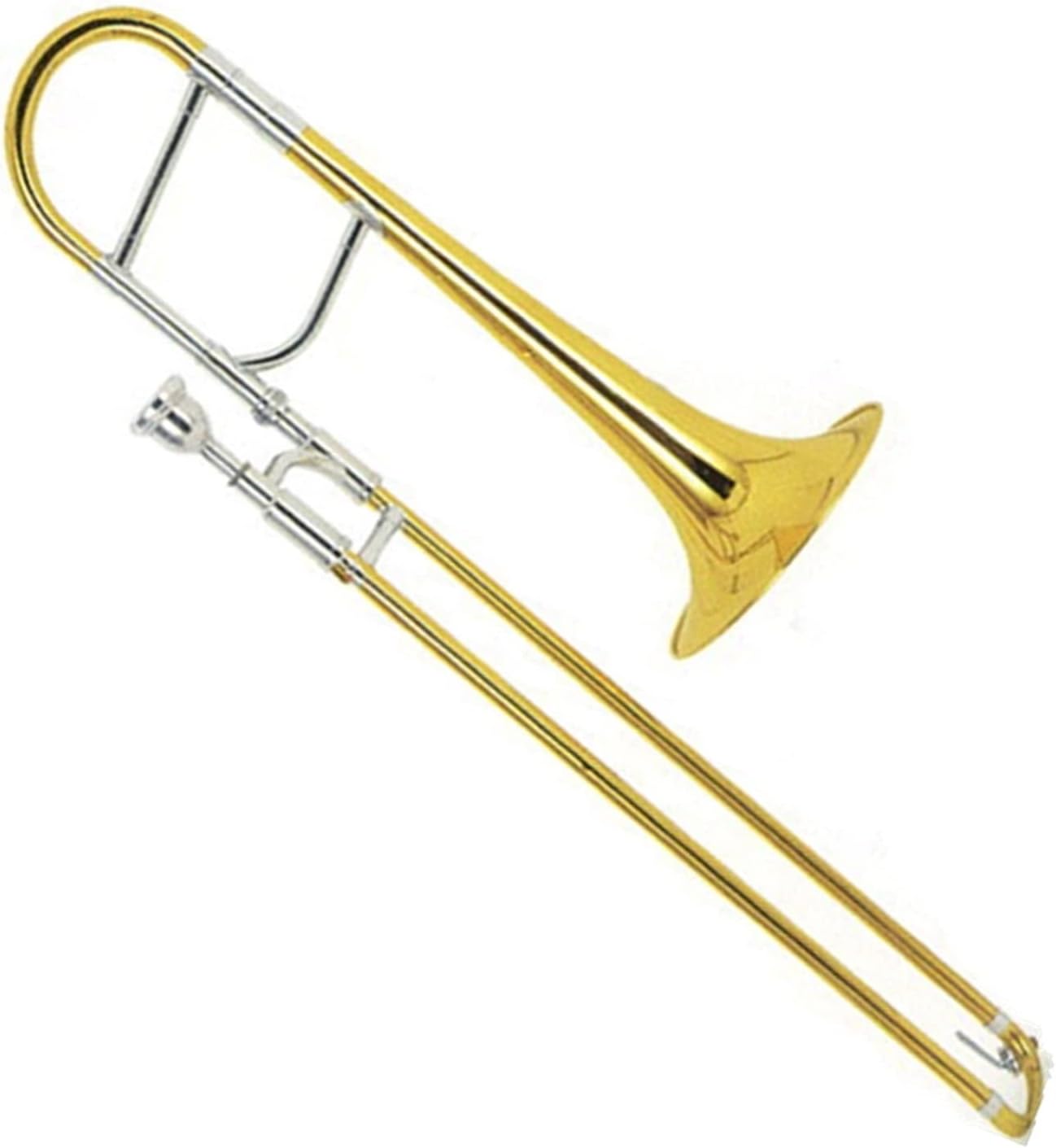 FLFL Student Trombone Popular Grade Gold Lacquer Tone EB Junior Alto Trombone
