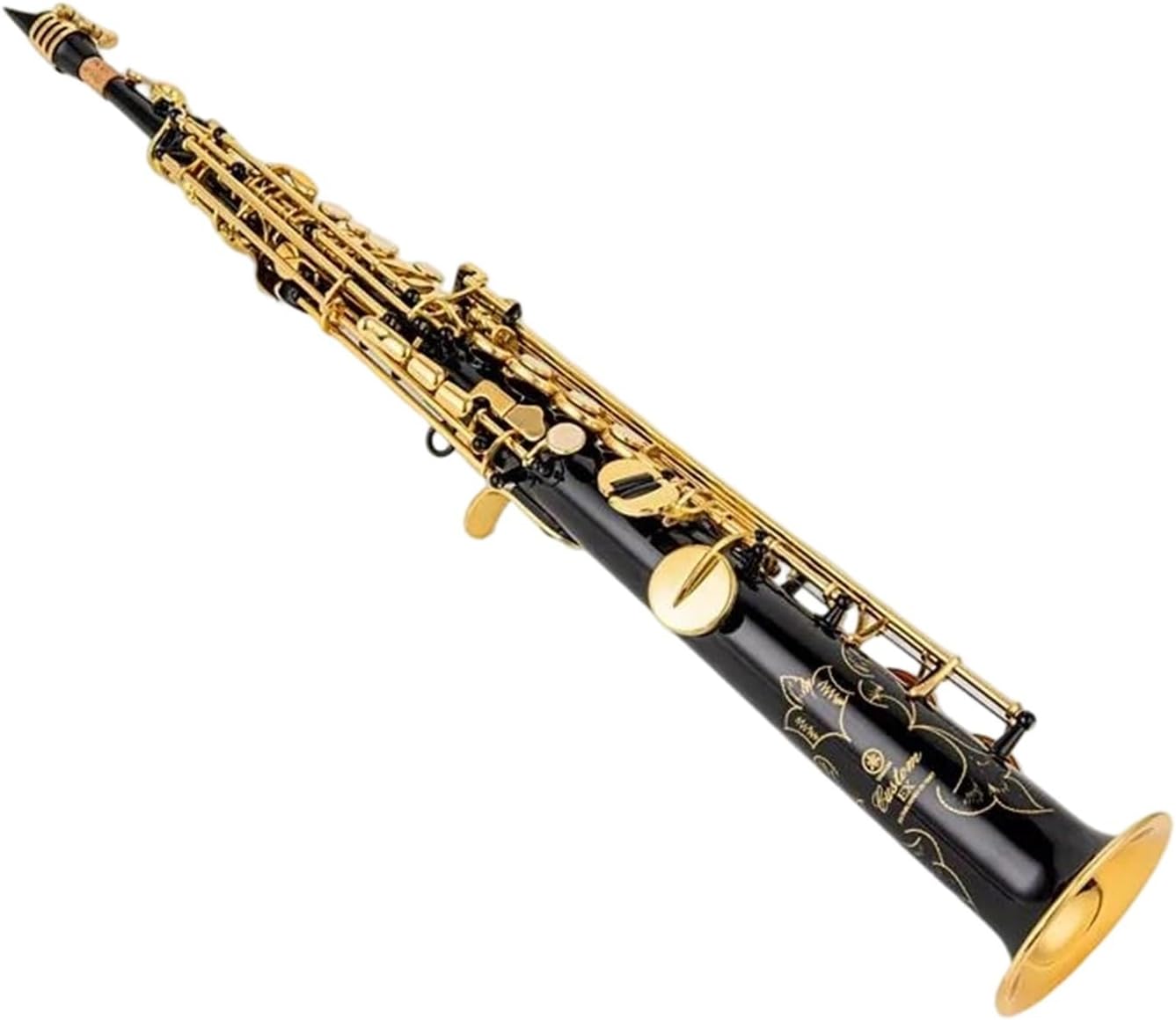 Professional Saxophone Straight Soprano Saxophone In B Flat A Woodwind Instrument